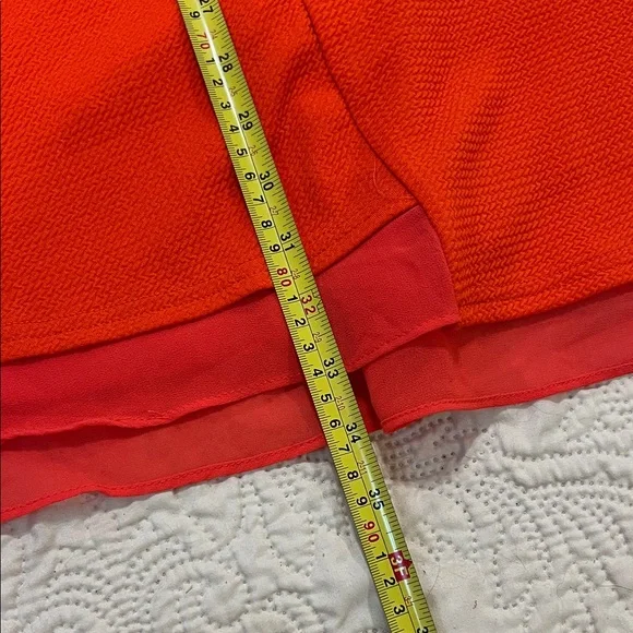 Umgee Bright Orange Sleeveless Fit-and-Flare Dress - Picture 6 of 11